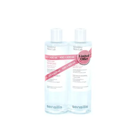 Sensilis Ritual Care Agua Micelar Limpiadora, 2 x 400ml.