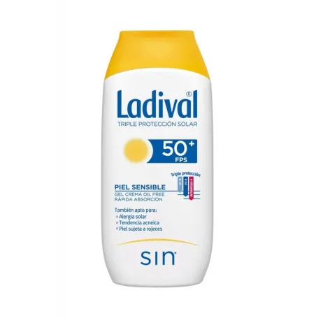 Ladival Piel Sensible SPF50+ Gel-crema, 200 ml.