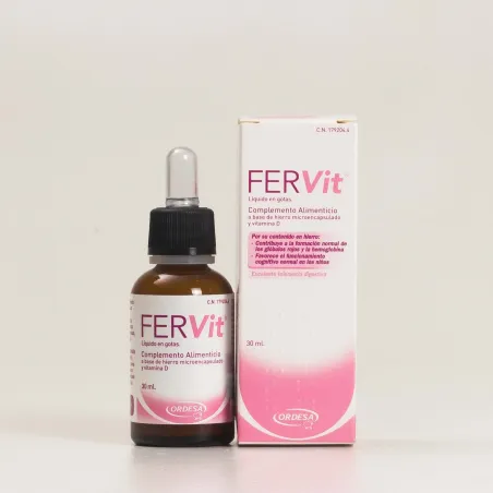 Fervit Líquido en gotas, 30ml.