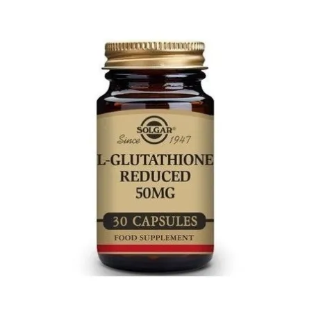 Solgar L- Glutation 50 mg, 30 Cápsulas Vegetales.