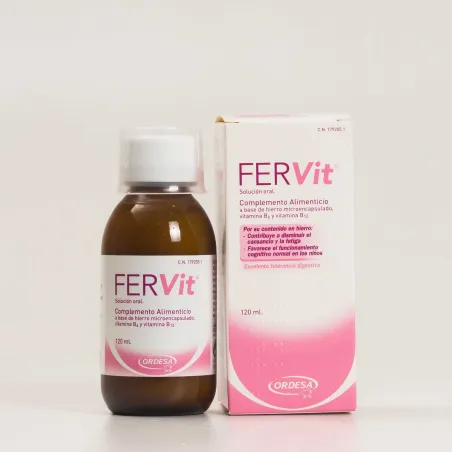 Fervit Solución oral, 120ml.