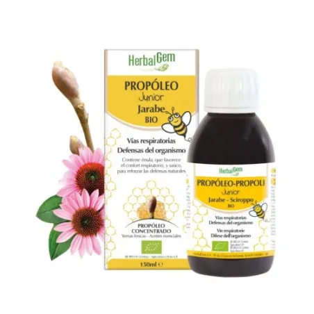 Pranarom HerbalGem propóleo junior jarabe BIO, 150 ml