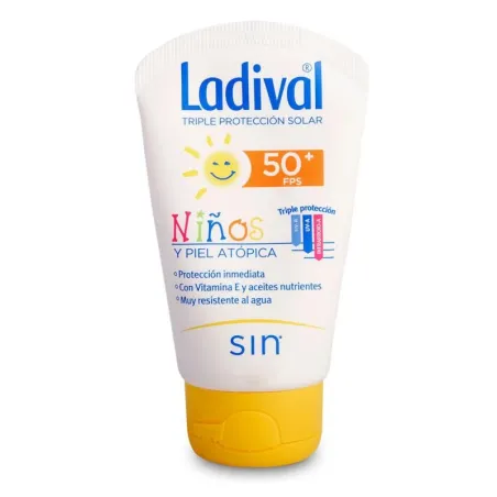 Ladival Niños Piel Atópica Leche Hidratante SPF50+, 50 ml