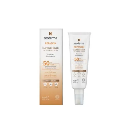 Sesderma Repaskin Fotoprotector SPF50 Tacto Seda Color, 50ml