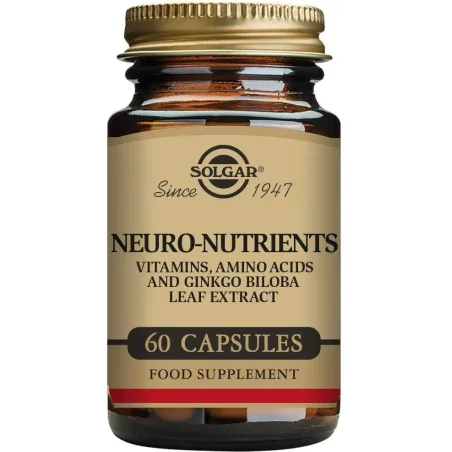 Solgar Neuro Nutrientes, 60 Cápsulas vegetales.