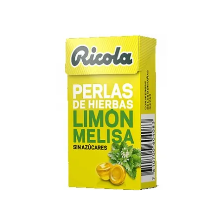 Ricola Perlas de Hierbas Limón Melisa, 25 g