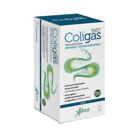 Aboca ColiGas Fast Tisana, 20 bolsitas