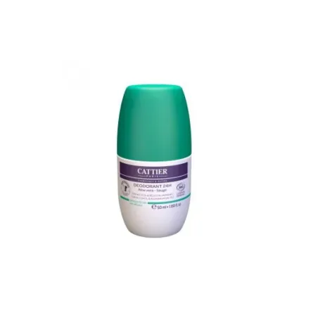 Cattier Desodorante Roll-On Aloe Vera 24 H 50 ml