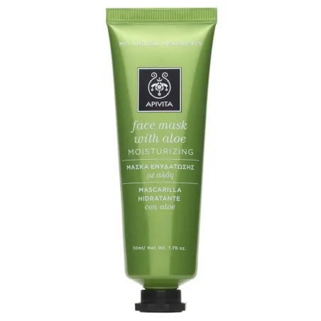 Apivita Mascarilla Facial Hidratante Aloe, 50ml.