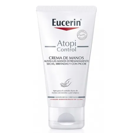 Eucerin AtopiControl Crema de Manos, 75 ml