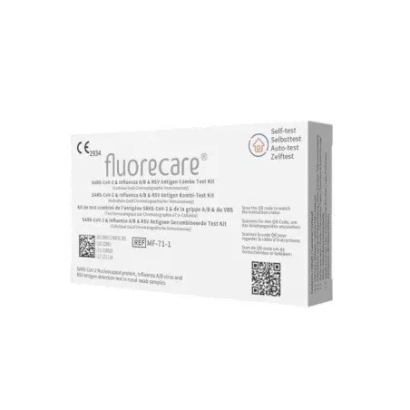 Fluorecare autoprueba CoVid, gripe A-B y VSR