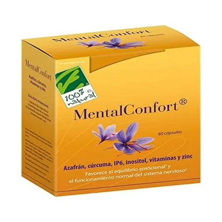 100% natural Mentalconfort, 60 cápsulas.