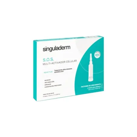 Singuladerm SOS Reactive, 4 Viales x 10,5 ml