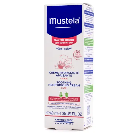 Mustela Stelaprotect Crema Facial, 40ml