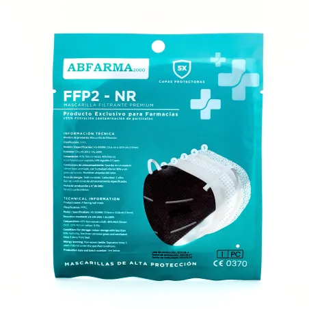 Mascarilla FFP2 color chocolate, 1 unidad