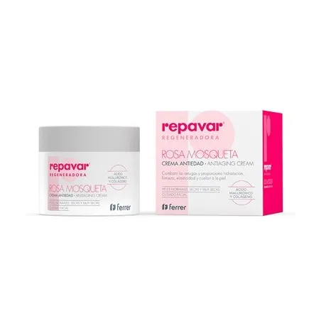 Repavar Regeneradora Rosa Mosqueta Crema Antiedad, 50 ml