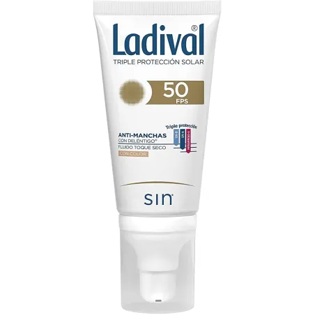 Ladival Anti-manchas Toque Seco SPF50+ con Color, 50 ml