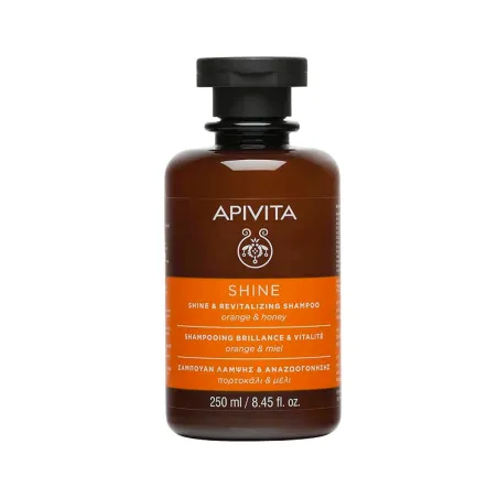 Apivita champú brillo y vitalidad, 250 ml