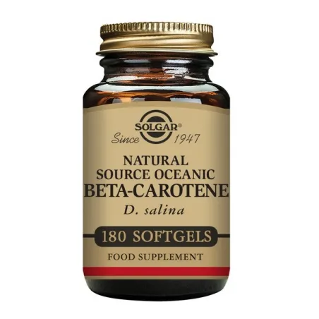 Solgar Beta Caroteno 100% Natural 7mg, 180 Perlas.