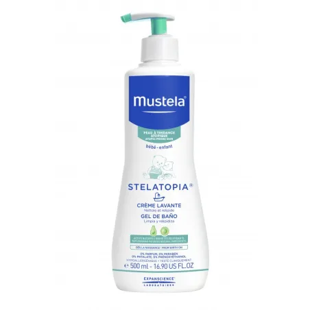 Mustela Stelatopia Gel de Baño, 400ml