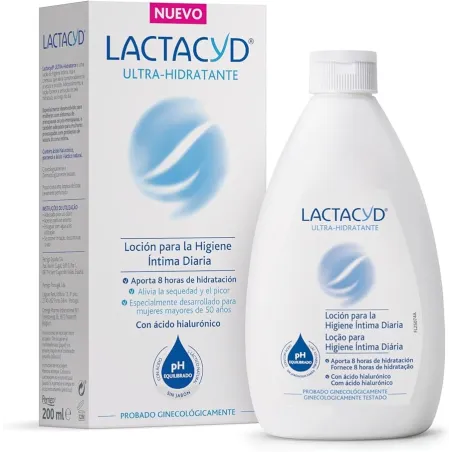 Lactacyd higiene íntima hidratante, 250ml.