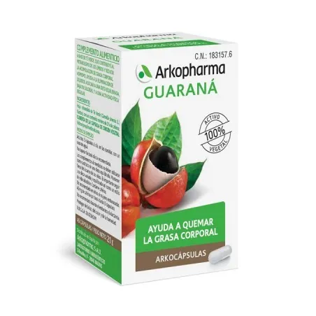 Arkocápsulas Guarana BIO, 80 cápsulas