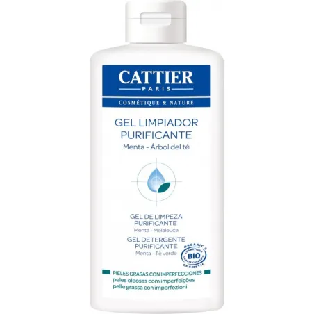 Cattier Gel Limpiador Purificante con Tea Tree, 200ml