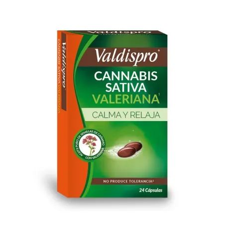 Valdispro Cannabis Sativa Valeriana, 24 Caps