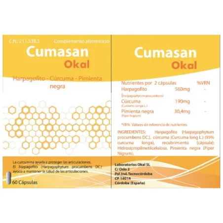 Okal Cumasan 60 cápsulas