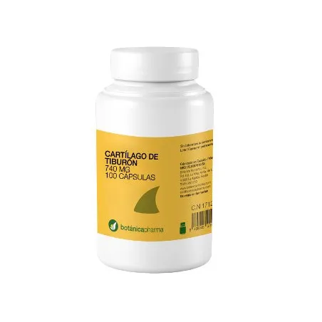 BotanicaPharma Cartilago Tiburón 740mg, 100 cápsulas