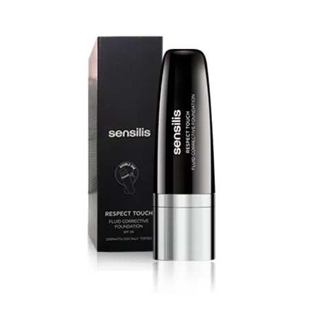 Sensilis Respect Touch Maquillaje Fluido 01 Amande SPF30, 30ml.