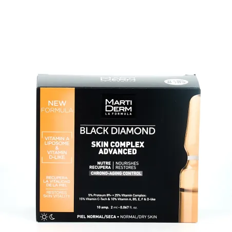 Martiderm Skin Complex Black Diamond, 10 ampollas