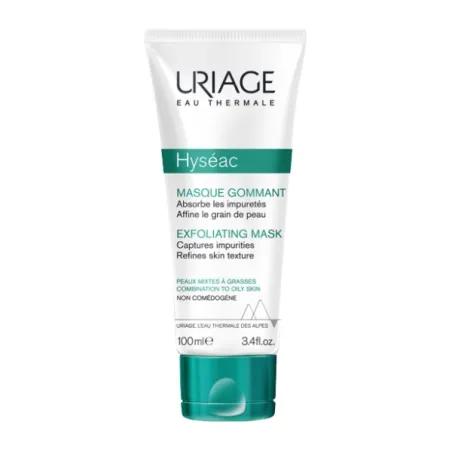 Uriage Hyseac Mascarilla Exfoliante, 100 ml