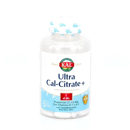 KAL  Ultra Cal Citrate - 120 comprimidos