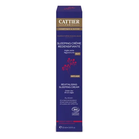 Cattier Sleeping Cream Redensificante Arrugas-Firmeza, 50 ml