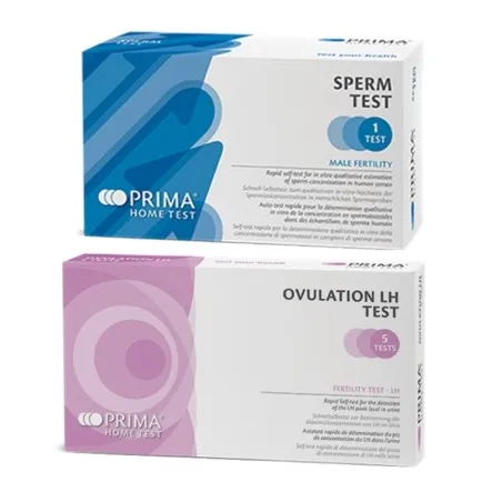 Prima home test ovulation LH test + sperm test, 5 test + 1 test