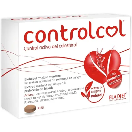 Eladiet Controlcol, 60 comprimidos.