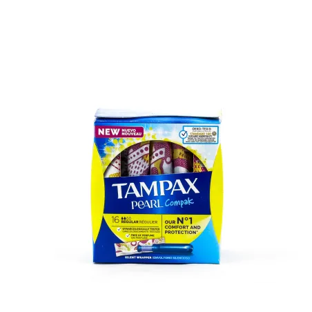 Tampax Compak Pearl Regular, 16 Uds.