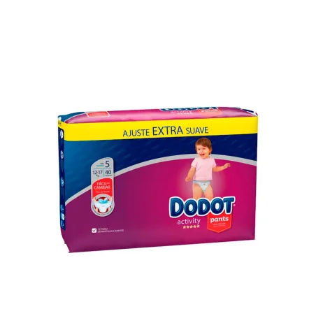 DODOT Pants Activity Extra Jumbo Pack Talla 5, 40 Unidades.