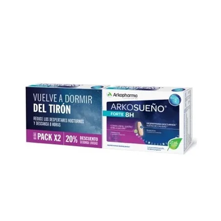 Arkosueño Forte 8h, pack 2x30 comprimidos bicapa