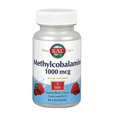 KAL Methylcobalamin 1000 mcg (B-12) - 60 comprimidos lozenges