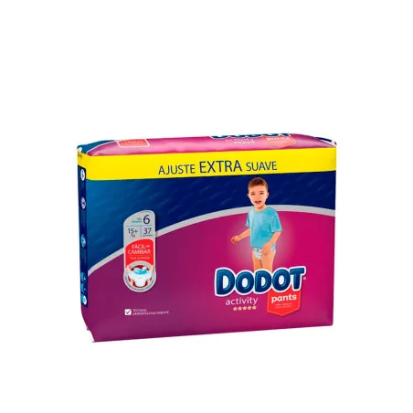 DODOT Pants Activity Extra Jumbo Pack Talla 6, 37 Unidades.