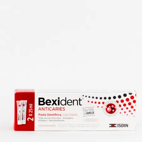 Bexident Anticaries Diario Pasta, 2x25ml.