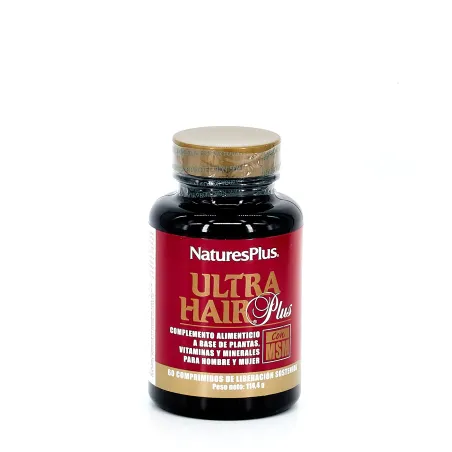 Nature’s Plus Ultra Hair Plus con MSM, 60 Comp