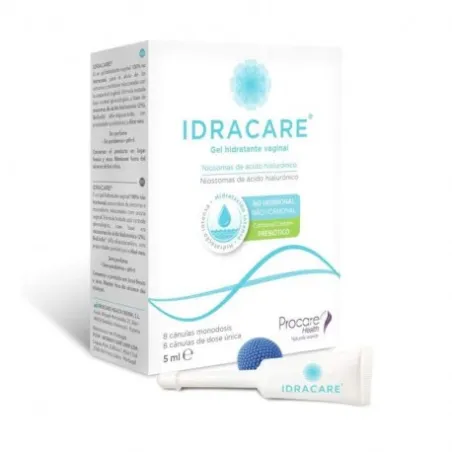 Idracare Gel Hidratante Vaginal, 8 Cánulas