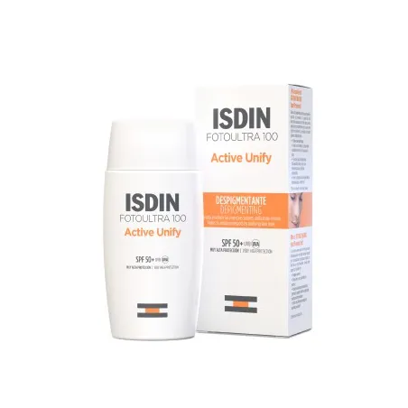 Isdin Fotoultra 100 Active Unify Sin color SPF50+, 50 ml