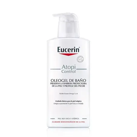 Eucerin AtopiControl Oleogel de baño, 400 ml