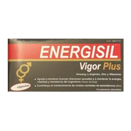 Energisil vigor plus, 30 cápsulas