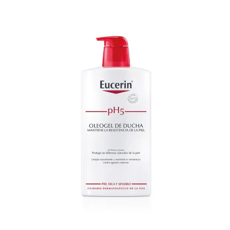 Eucerin Piel Sensible pH5 Oleogel de Ducha, 1litro.