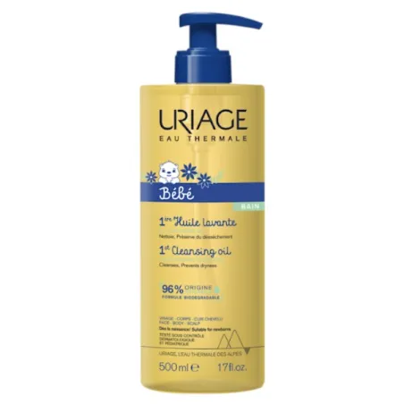 Uriage Aceite Limpiador Bebé, 500ml